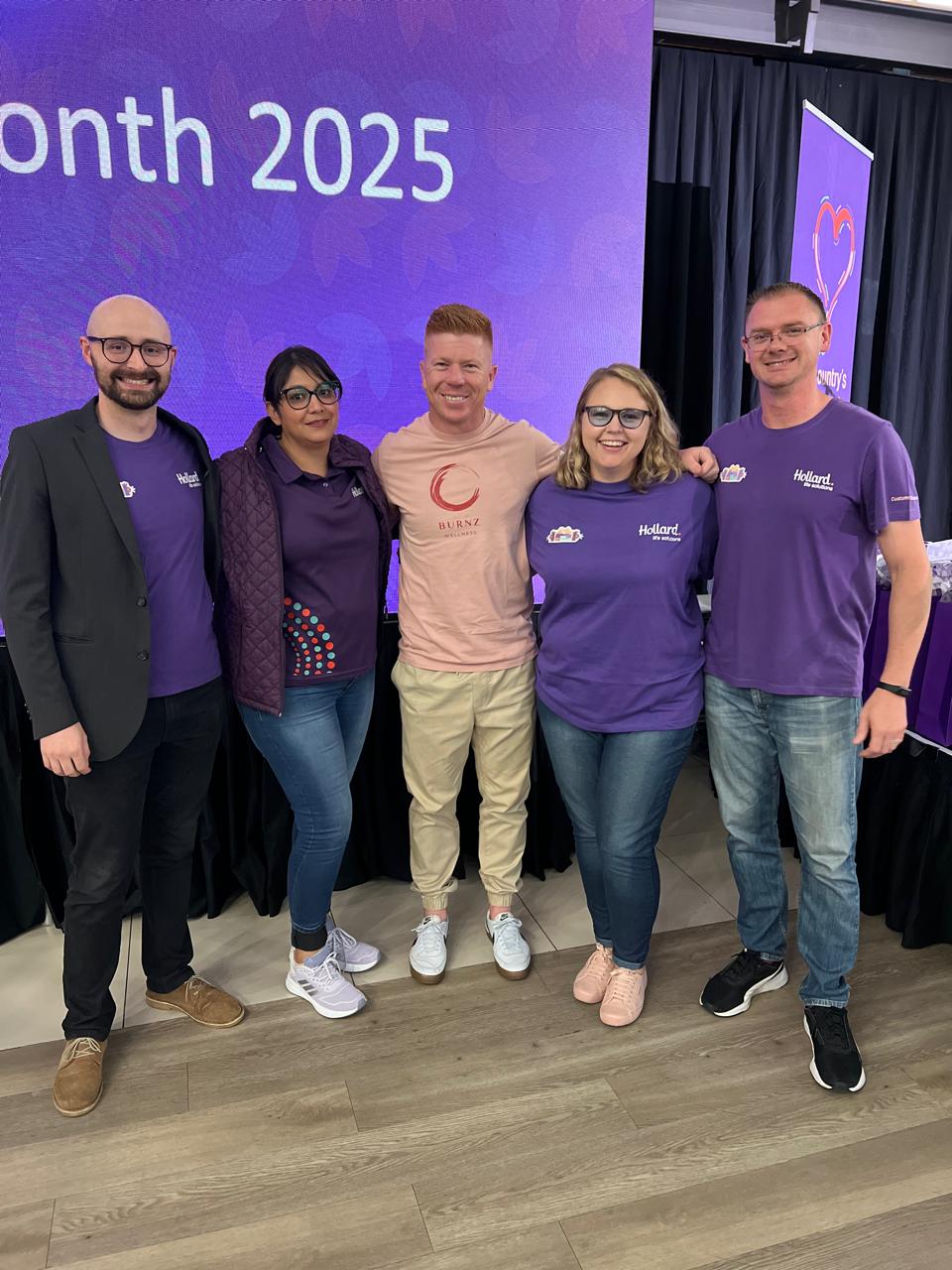 Employees at the Hollard corporate wellness experience